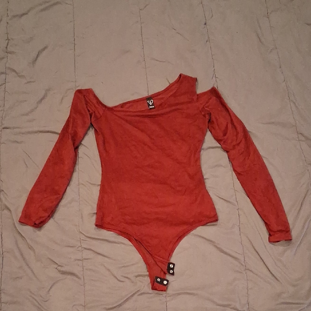 Windsor Rust Red Long Sleeve Kids One-Piece Bodysuit